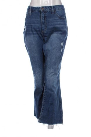 Damskie jeansy Terra & Sky, Rozmiar XL, Kolor Niebieski, Cena 32,99 zł