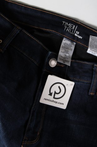 Damskie jeansy Time and tru, Rozmiar XL, Kolor Niebieski, Cena 41,99 zł