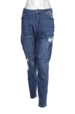 Damskie jeansy Wax Jean, Rozmiar XXL, Kolor Niebieski, Cena 163,99 zł