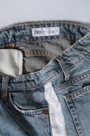 Damskie jeansy Zara, Rozmiar XS, Kolor Niebieski, Cena 40,99 zł