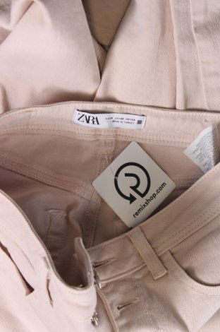 Damskie jeansy Zara, Rozmiar XS, Kolor Różowy, Cena 43,99 zł