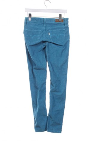 Pantaloni de velvet de femei, Mărime S, Culoare Albastru, Preț 52,99 Lei