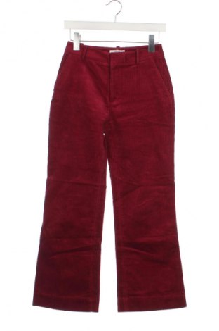 Pantaloni de velvet de femei & Other Stories, Mărime XS, Culoare Roșu, Preț 173,47 Lei