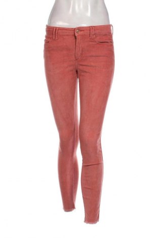 Pantaloni de velvet de femei Abercrombie & Fitch, Mărime S, Culoare Roz, Preț 173,00 Lei