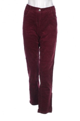 Pantaloni de velvet de femei Blue Motion, Mărime XL, Culoare Roșu, Preț 43,99 Lei