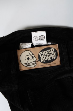 Γυναικείο κοτλέ παντελόνι Cheap Monday, Μέγεθος L, Χρώμα Μαύρο, Τιμή 9,99 €