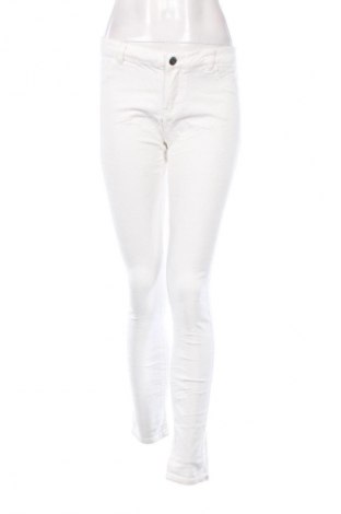 Pantaloni de velvet de femei Clockhouse, Mărime M, Culoare Alb, Preț 29,99 Lei