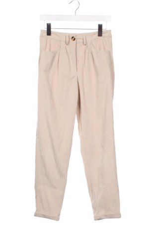 Pantaloni de velvet de femei Fisherfield, Mărime S, Culoare Ecru, Preț 25,99 Lei