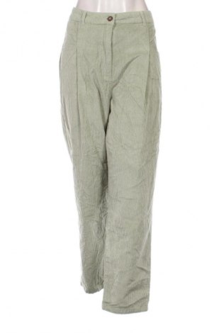 Pantaloni de velvet de femei Gina, Mărime XL, Culoare Verde, Preț 33,99 Lei