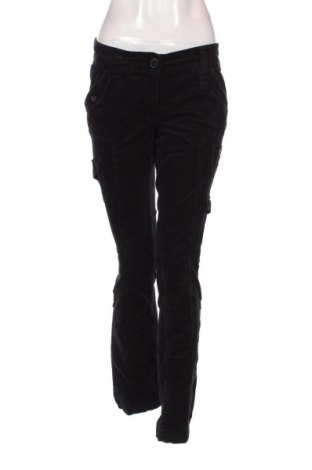 Pantaloni de velvet de femei H&M, Mărime M, Culoare Negru, Preț 28,99 Lei