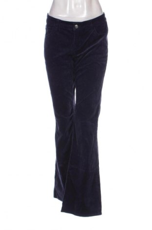 Pantaloni de velvet de femei H&M Divided, Mărime L, Culoare Albastru, Preț 38,99 Lei