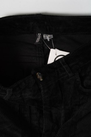 Pantaloni de velvet de femei H&M Divided, Mărime L, Culoare Negru, Preț 48,99 Lei