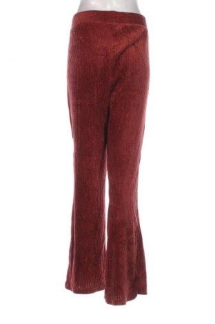 Pantaloni de velvet de femei Hema, Mărime XL, Culoare Roșu, Preț 48,99 Lei