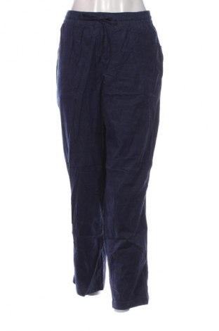 Pantaloni de velvet de femei Lands' End, Mărime XL, Culoare Albastru, Preț 48,99 Lei