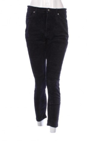 Pantaloni de velvet de femei Monki, Mărime M, Culoare Albastru, Preț 29,99 Lei