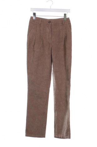 Pantaloni de velvet de femei Monki, Mărime XS, Culoare Maro, Preț 125,70 Lei