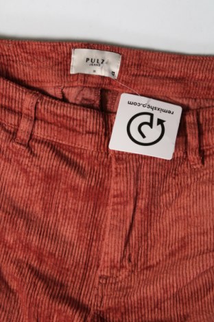 Γυναικείο κοτλέ παντελόνι Pulz Jeans, Μέγεθος S, Χρώμα Καφέ, Τιμή 7,99 €