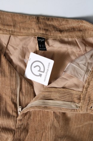 Damen Cordhose SHEIN, Größe XS, Farbe Beige, Preis € 8,49