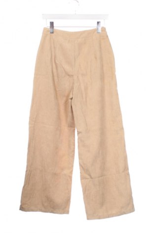 Pantaloni de velvet de femei SHEIN, Mărime XS, Culoare Bej, Preț 38,99 Lei