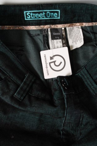 Pantaloni de velvet de femei Street One, Mărime M, Culoare Verde, Preț 63,99 Lei