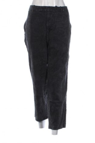 Pantaloni de velvet de femei Uniqlo, Mărime XL, Culoare Gri, Preț 55,99 Lei