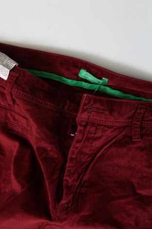 Pantaloni de velvet de femei United Colors Of Benetton, Mărime XS, Culoare Roșu, Preț 63,99 Lei