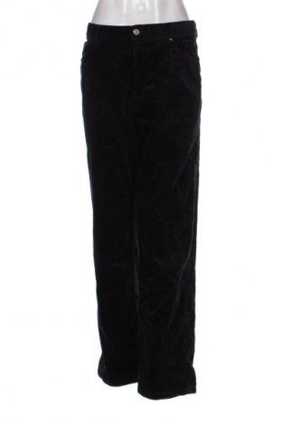 Pantaloni de velvet de femei Weekday, Mărime M, Culoare Negru, Preț 35,99 Lei