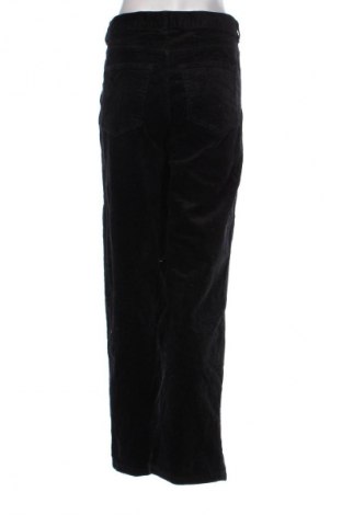 Pantaloni de velvet de femei Weekday, Mărime M, Culoare Negru, Preț 35,99 Lei