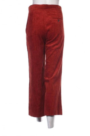 Pantaloni de velvet de femei Zara, Mărime S, Culoare Roșu, Preț 56,99 Lei