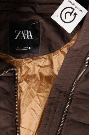 Дамски елек Zara, Размер S, Цвят Кафяв, Цена 43,99 лв.