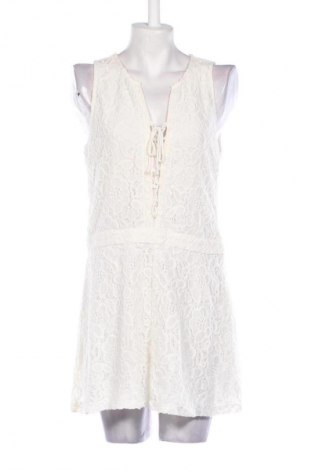 Women's short jumpsuit Hollister, Mărime L, Culoare Alb, Preț 102,99 Lei