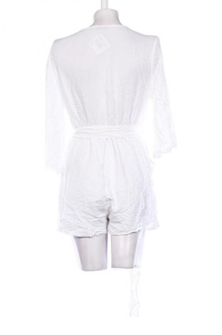 Women's short jumpsuit NA-KD, Mărime L, Culoare Alb, Preț 110,99 Lei