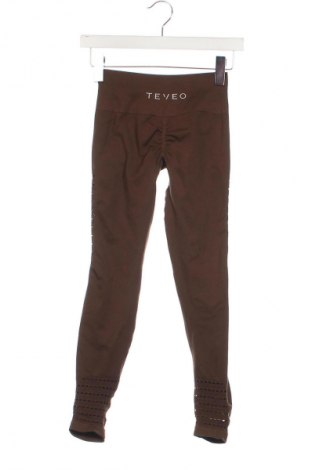 Damskie legginsy Teveo, Rozmiar XS, Kolor Brązowy, Cena 81,99 zł