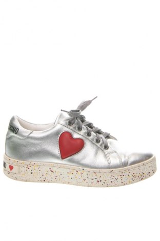 Damenschuhe Love Moschino, Größe 37, Farbe Silber, Preis € 98,26