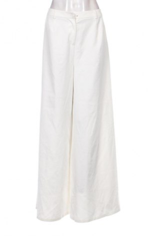 Pantaloni de femei Boohoo, Mărime L, Culoare Alb, Preț 51,99 Lei