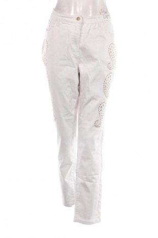 Pantaloni de femei Bpc Bonprix Collection, Mărime XL, Culoare Alb, Preț 51,99 Lei