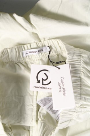 Pantaloni de femei Calvin Klein, Mărime S, Culoare Ecru, Preț 491,99 Lei