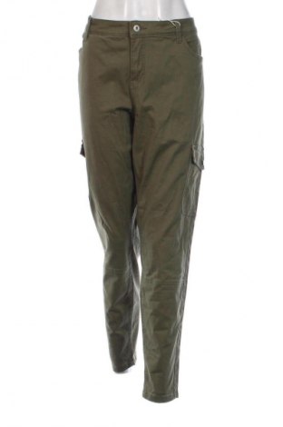 Pantaloni de femei Clockhouse, Mărime XL, Culoare Verde, Preț 68,99 Lei