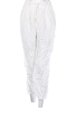 Pantaloni de femei H&M, Mărime S, Culoare Alb, Preț 52,99 Lei