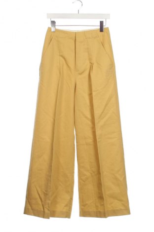 Pantaloni de femei Mango, Mărime XS, Culoare Galben, Preț 84,78 Lei