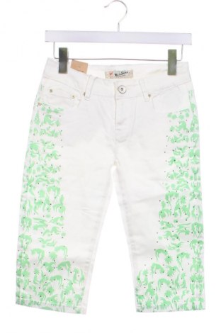 Pantaloni de femei Miss Swan, Mărime M, Culoare Alb, Preț 63,99 Lei