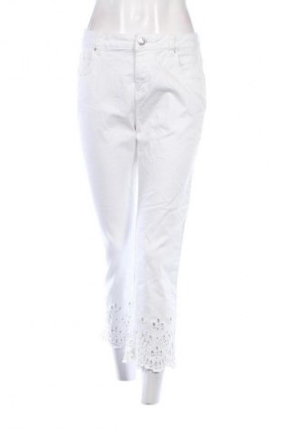 Pantaloni de femei Ms Mode, Mărime L, Culoare Alb, Preț 52,99 Lei