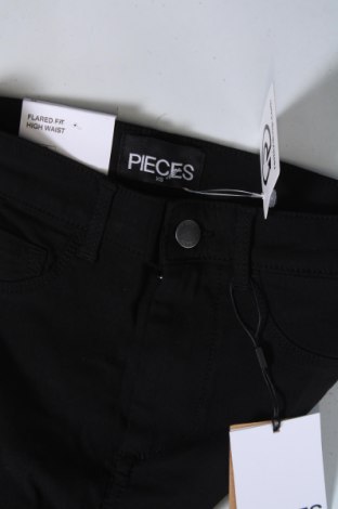 Damenhose Pieces, Größe XS, Farbe Schwarz, Preis 22,49 €