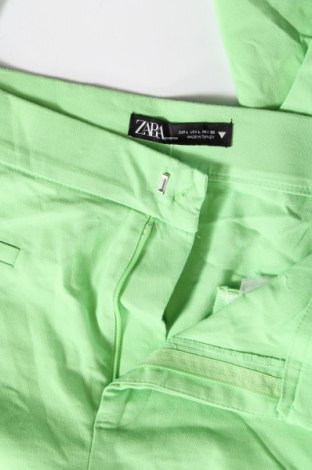 Pantaloni de femei Zara, Mărime L, Culoare Verde, Preț 75,99 Lei