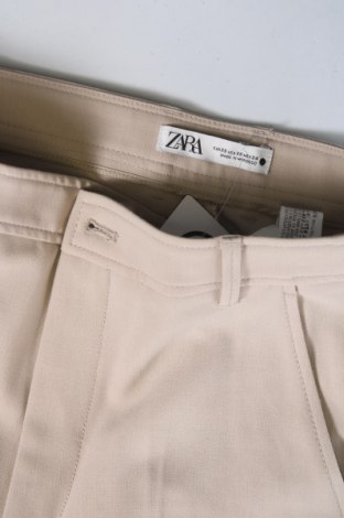 Pantaloni de femei Zara, Mărime XS, Culoare Bej, Preț 48,99 Lei