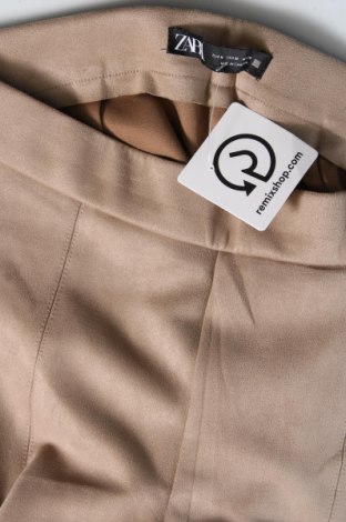 Damenhose Zara, Größe M, Farbe Beige, Preis 6,49 €