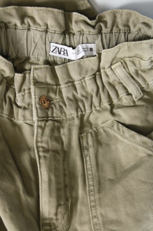 Pantaloni de femei Zara, Mărime XXS, Culoare Verde, Preț 88,99 Lei