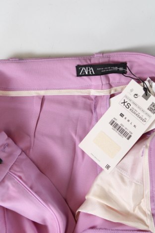 Γυναικείο παντελόνι Zara, Μέγεθος XS, Χρώμα Βιολετί, Τιμή 23,99 €