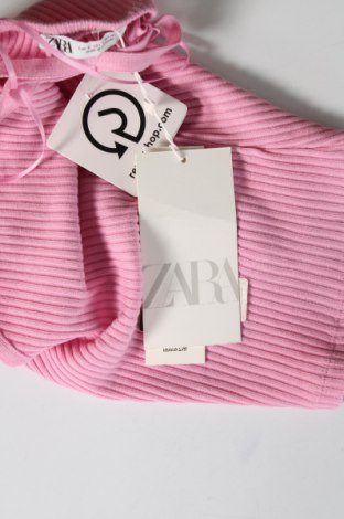 Γυναικείο αμάνικο μπλουζάκι Zara, Μέγεθος S, Χρώμα Ρόζ , Τιμή 12,28 €