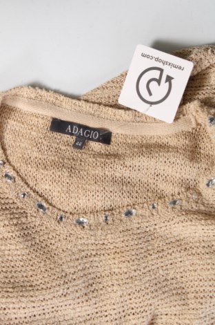 Damenpullover Adagio, Größe M, Farbe Beige, Preis 6,99 €